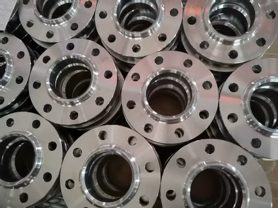 Geschmiedete Rohrflansche aus Kohlenstoffstahl und Edelstahl